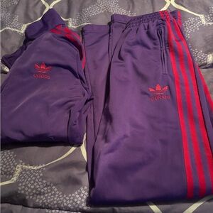 Adidas Purple and Blue Apparel
